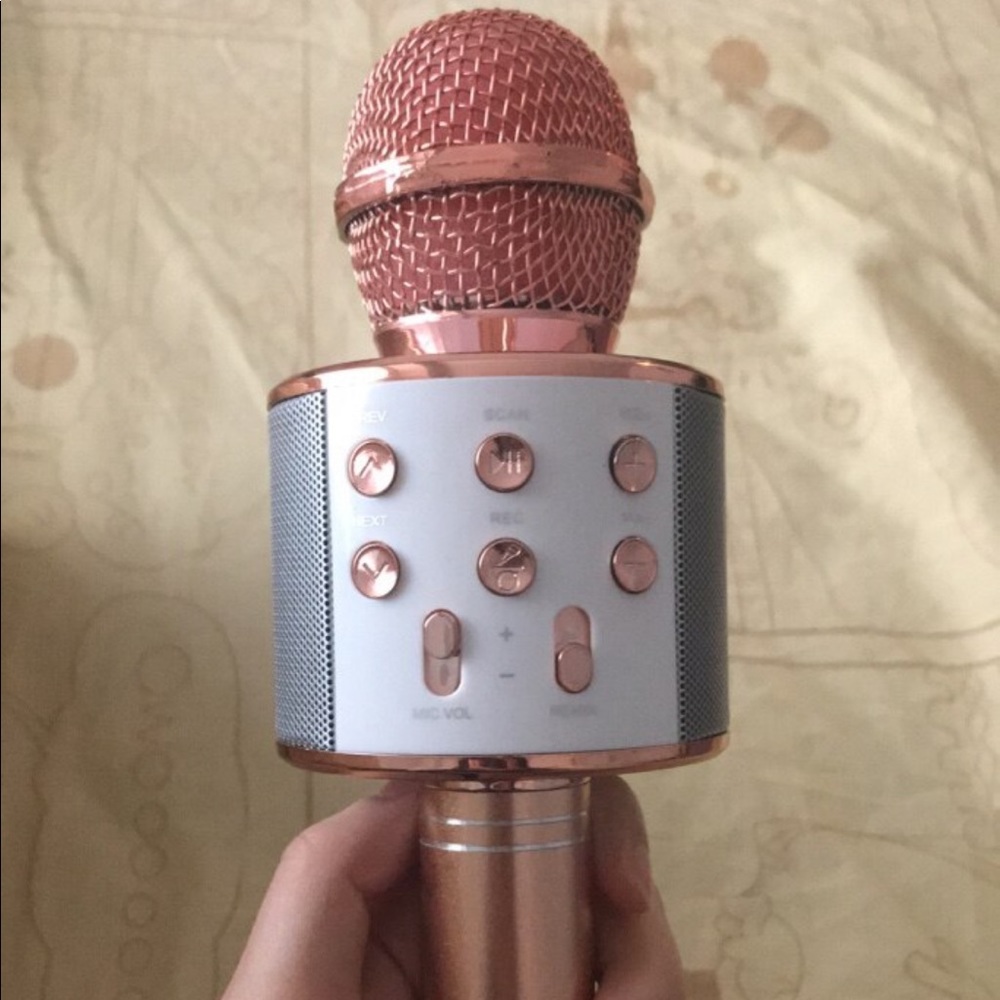 rechargeable karaok microphone